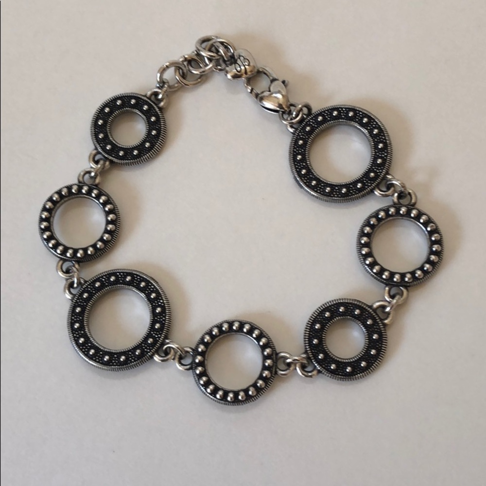 Brighton Silver Rhinestone Bracelet - Picture 2 of 5